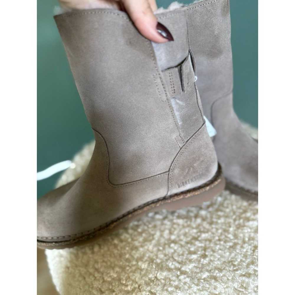 Birkenstock Uppsala Boots Gray/Taupe Mid Calf She… - image 5