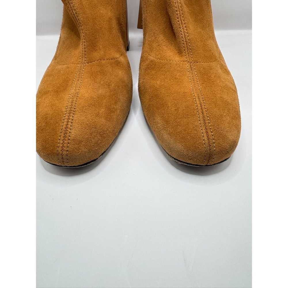 Stuart Weitzman Womens 8M Camel Suede Wolfe Booti… - image 3