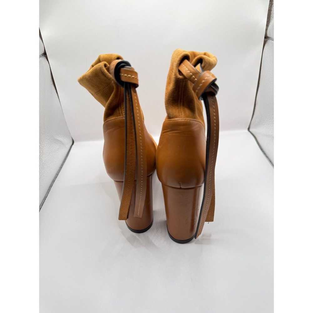 Stuart Weitzman Womens 8M Camel Suede Wolfe Booti… - image 5