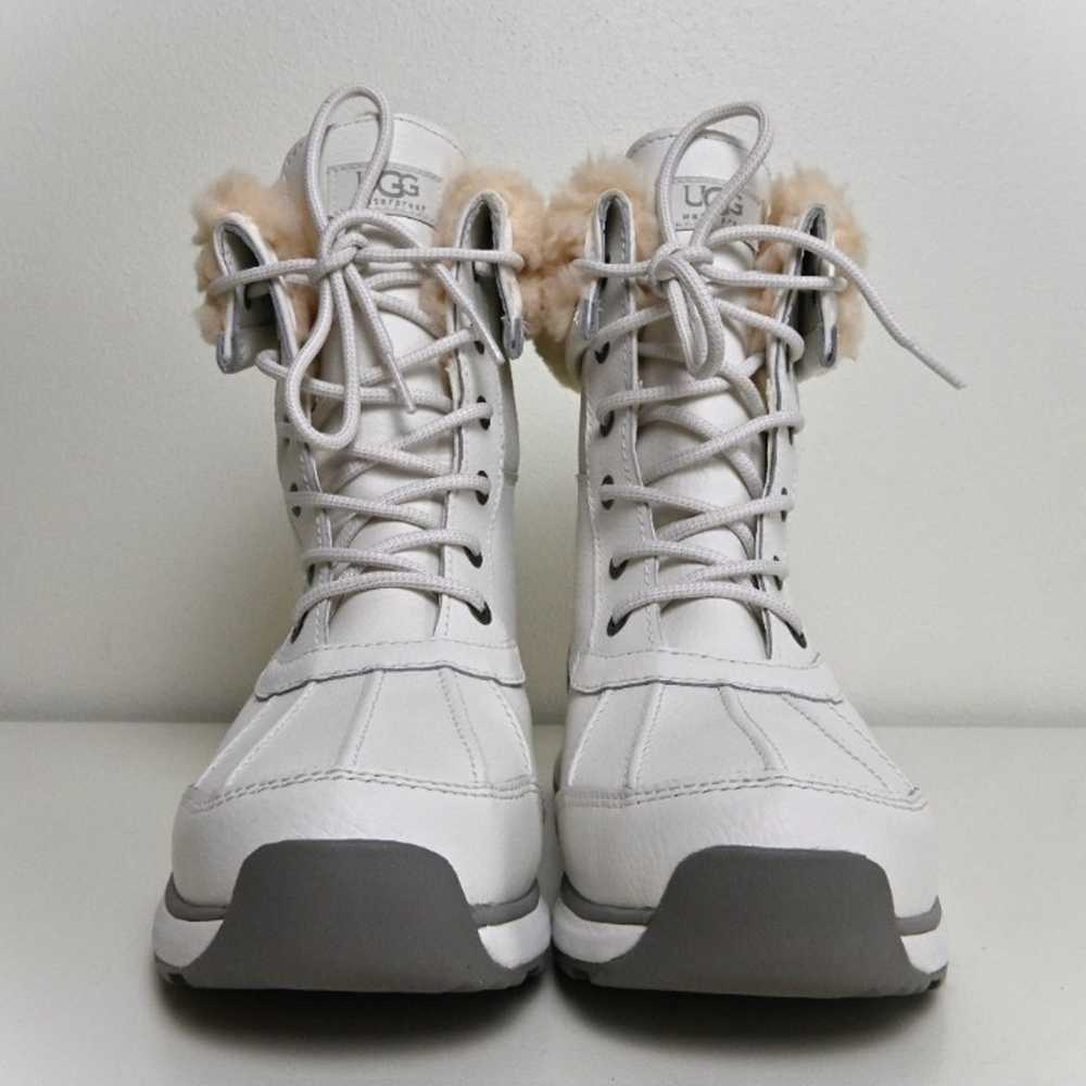 NWOT UGG Adirondack III Leather Waterproof Fur Wh… - image 3