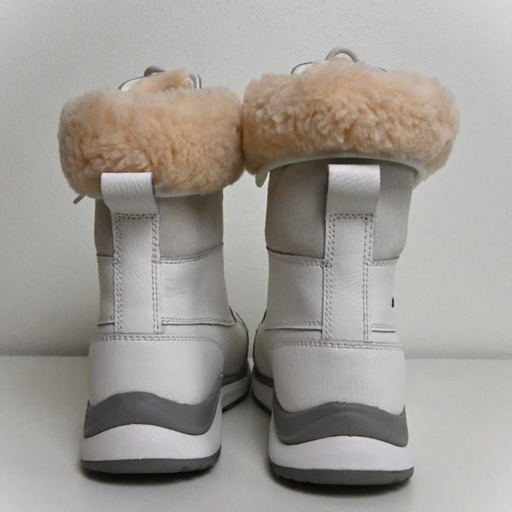 NWOT UGG Adirondack III Leather Waterproof Fur Wh… - image 4