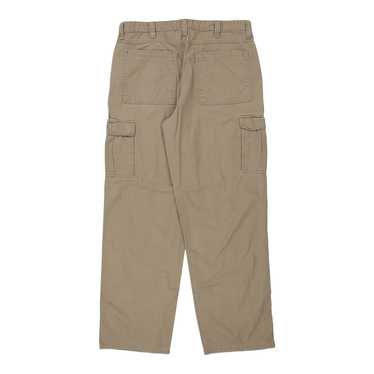 Wrangler Cargo Trousers - 36W 34L Brown Cotton