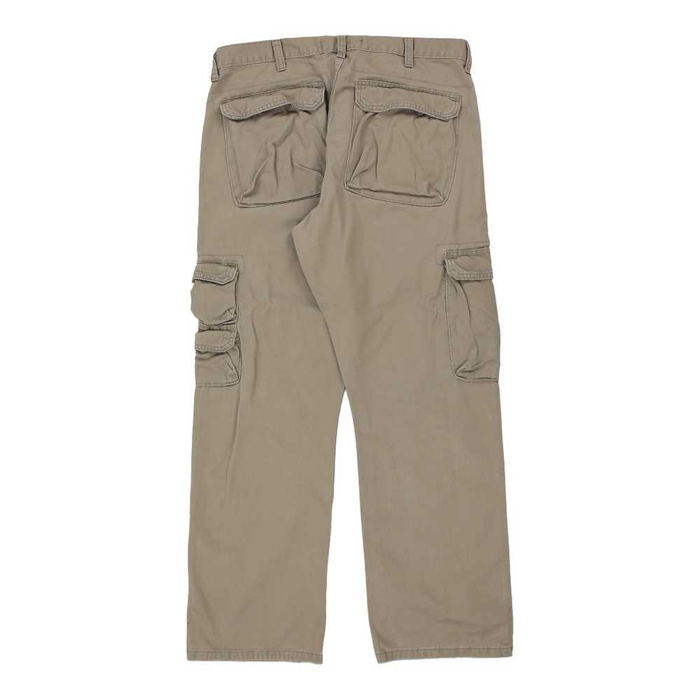 Wrangler Cargo Trousers - 36W 30L Brown Cotton - image 1