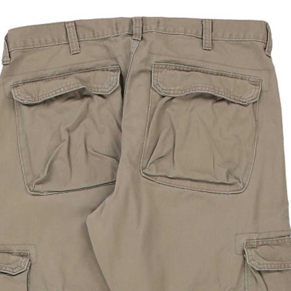 Wrangler Cargo Trousers - 36W 30L Brown Cotton - image 3