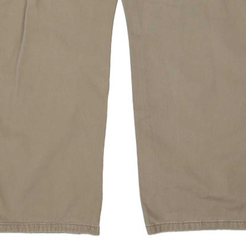 Wrangler Cargo Trousers - 36W 30L Brown Cotton - image 4