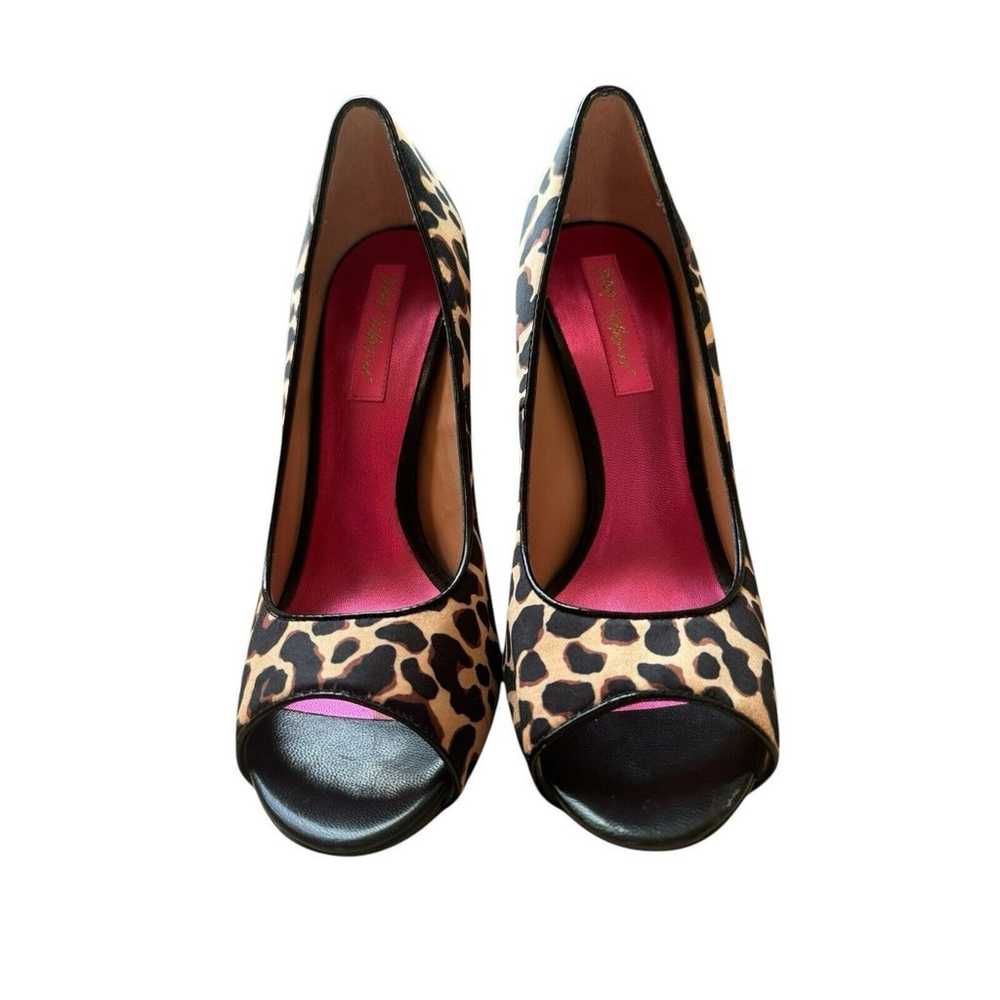 Vintage y2k Betsey Johnson Pinup Retro Cheetah He… - image 2