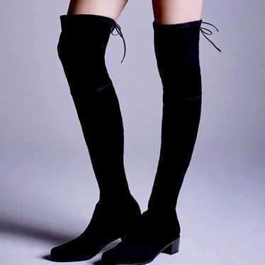 Stuart Weitzman Midland Over the Knee Suede Boots… - image 1