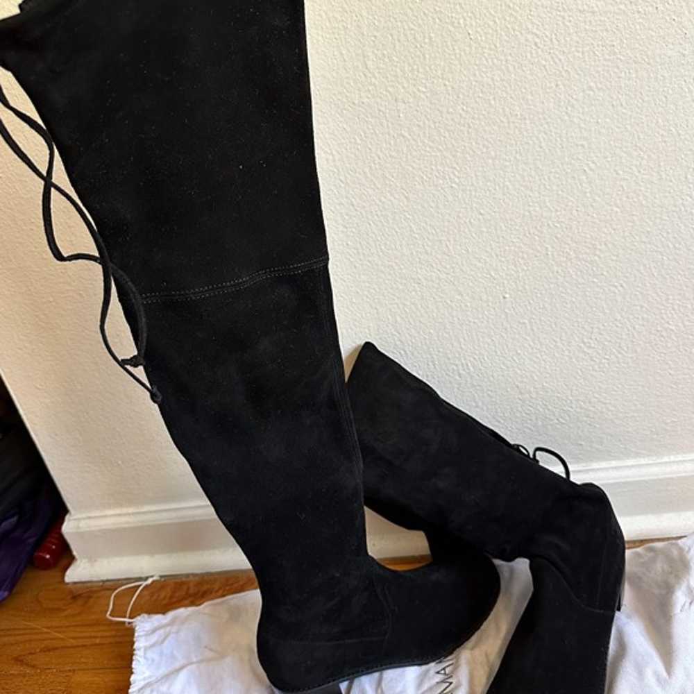 Stuart Weitzman Midland Over the Knee Suede Boots… - image 3