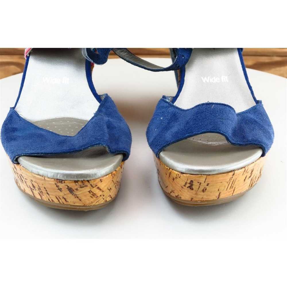 Clarks Sz UK 4 W Blue Ankle Strap Leather Women S… - image 2