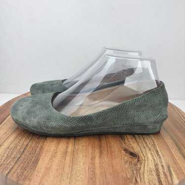 French Sole FS / NY Womens Size 7 Green Suede Ita… - image 1