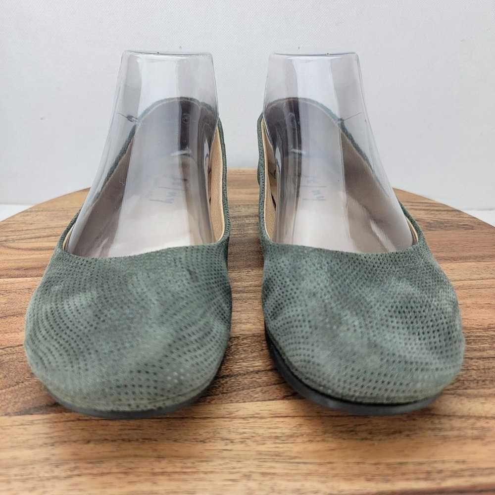 French Sole FS / NY Womens Size 7 Green Suede Ita… - image 2