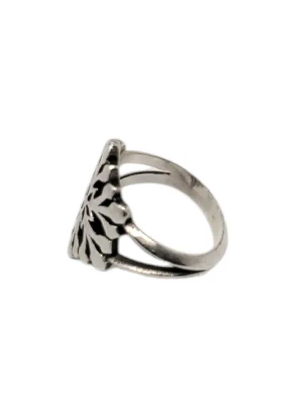 James Avery Sterling Silver Snowflake Ring Size 4… - image 3