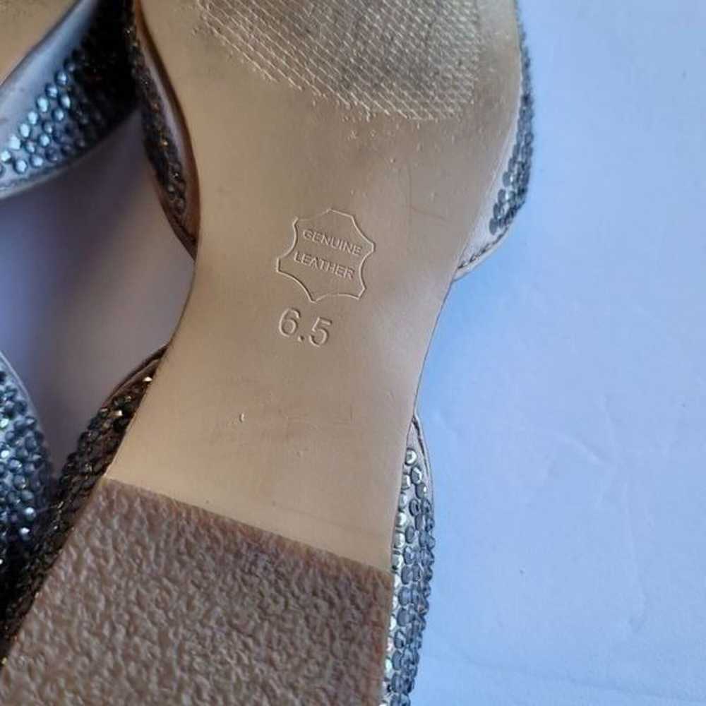 Steve Madden Vamp-R Silver Ballet Rhinestone Crys… - image 8