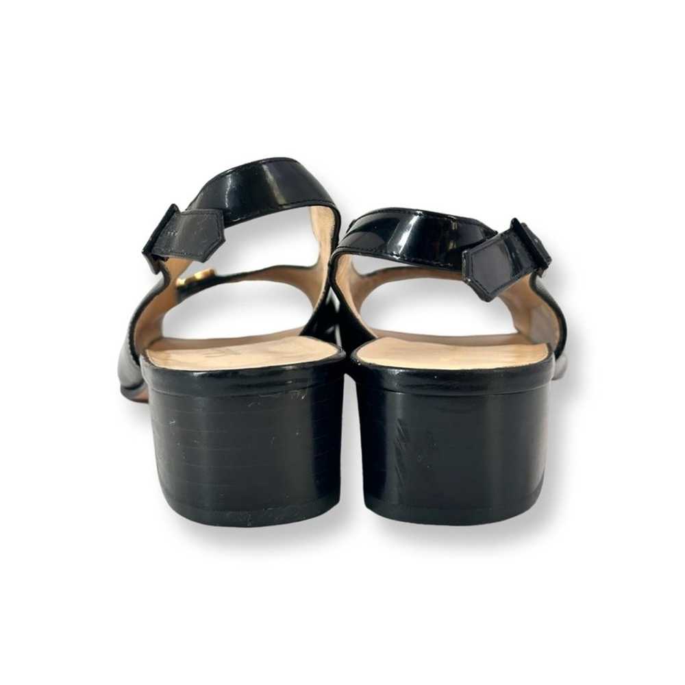 Salvatore Ferragamo Vintage Patent Leather Open T… - image 6