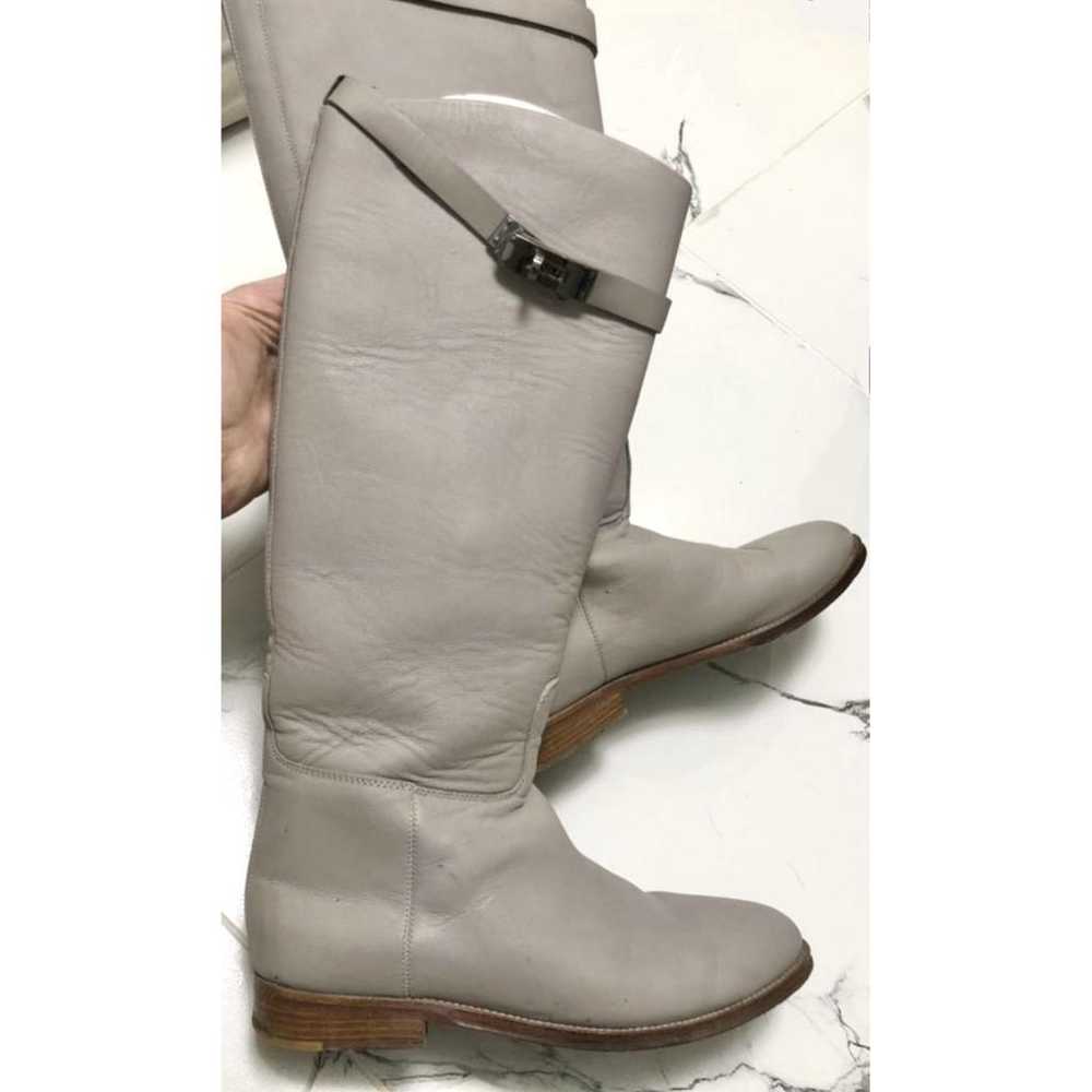 Hermès Jumping leather riding boots - image 2