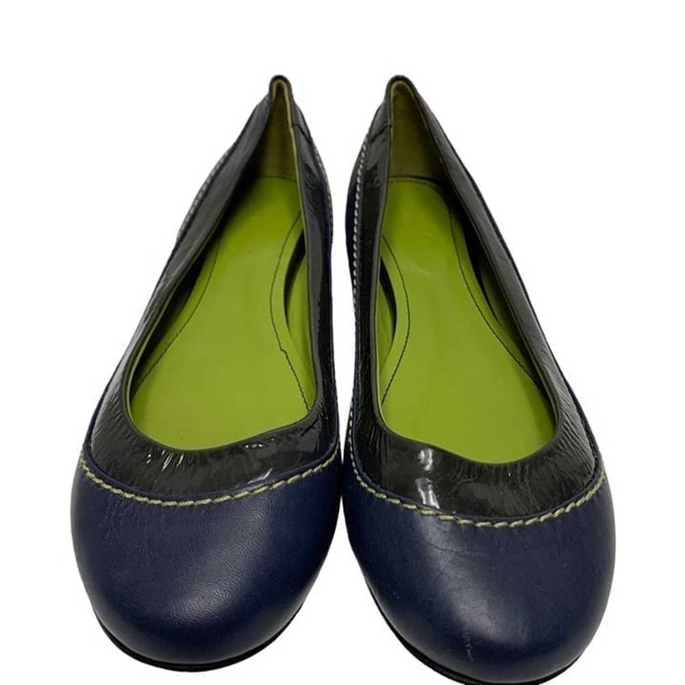 Boden Navy Blue Leather Ballet Styled Flats - image 4