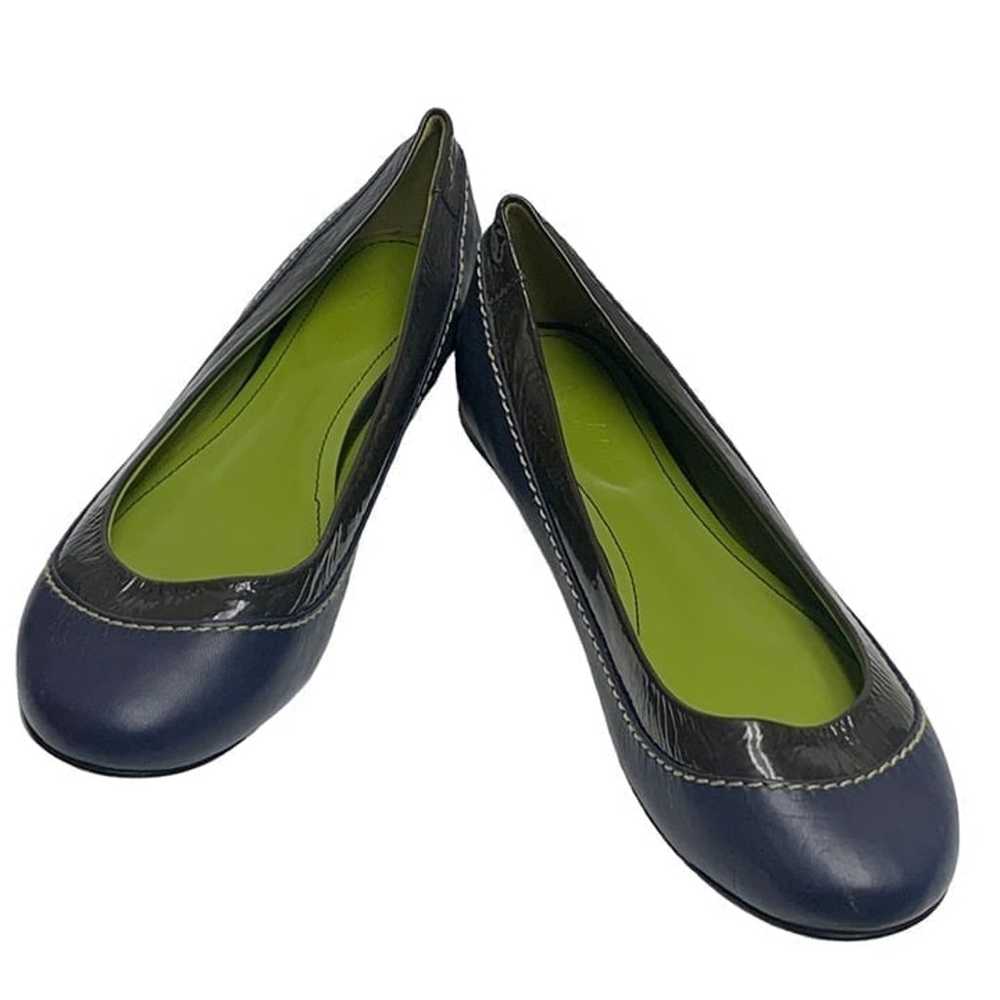 Boden Navy Blue Leather Ballet Styled Flats - image 7