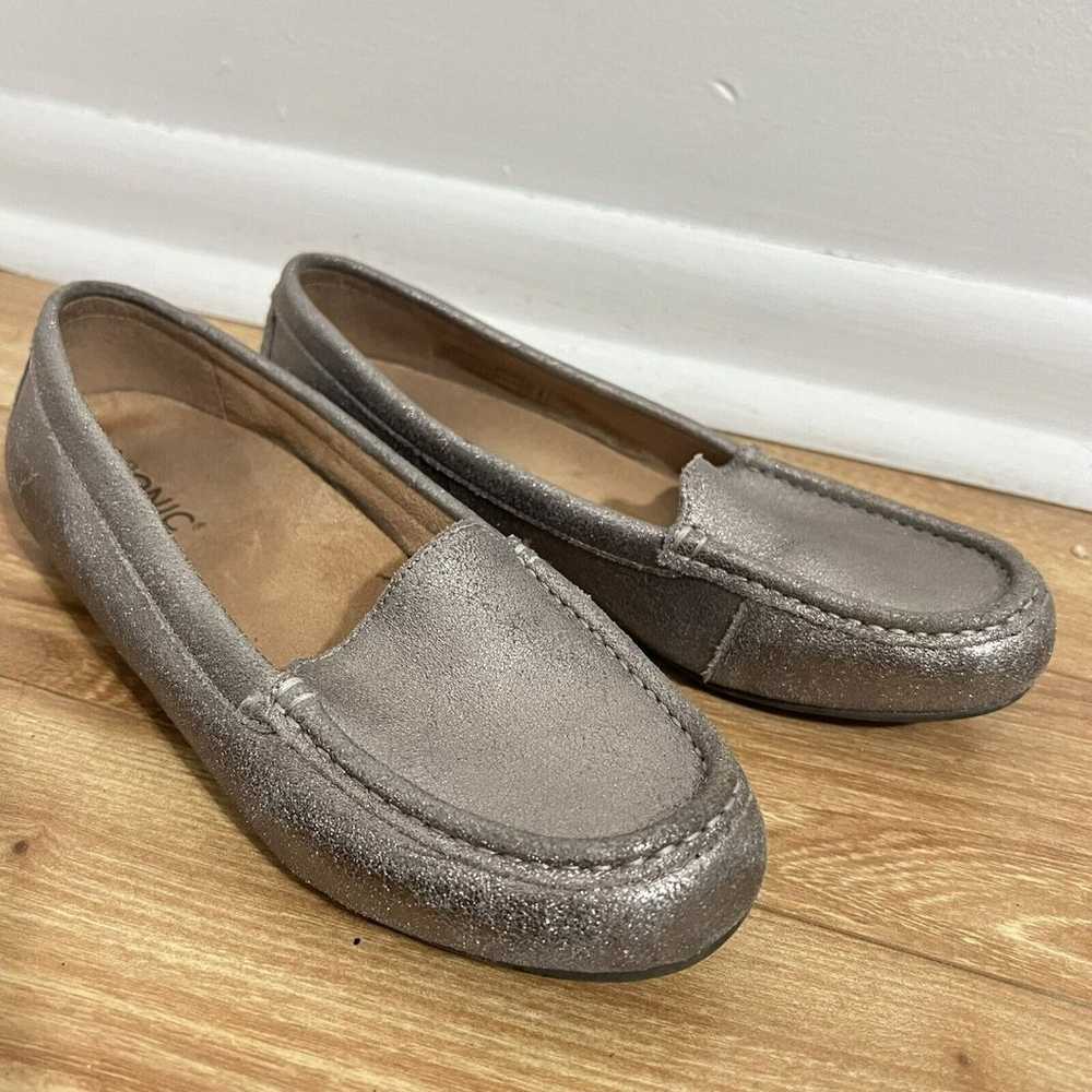 Vionic Debbie Slip On Loafer Shoe Size 9 Crackled… - image 2