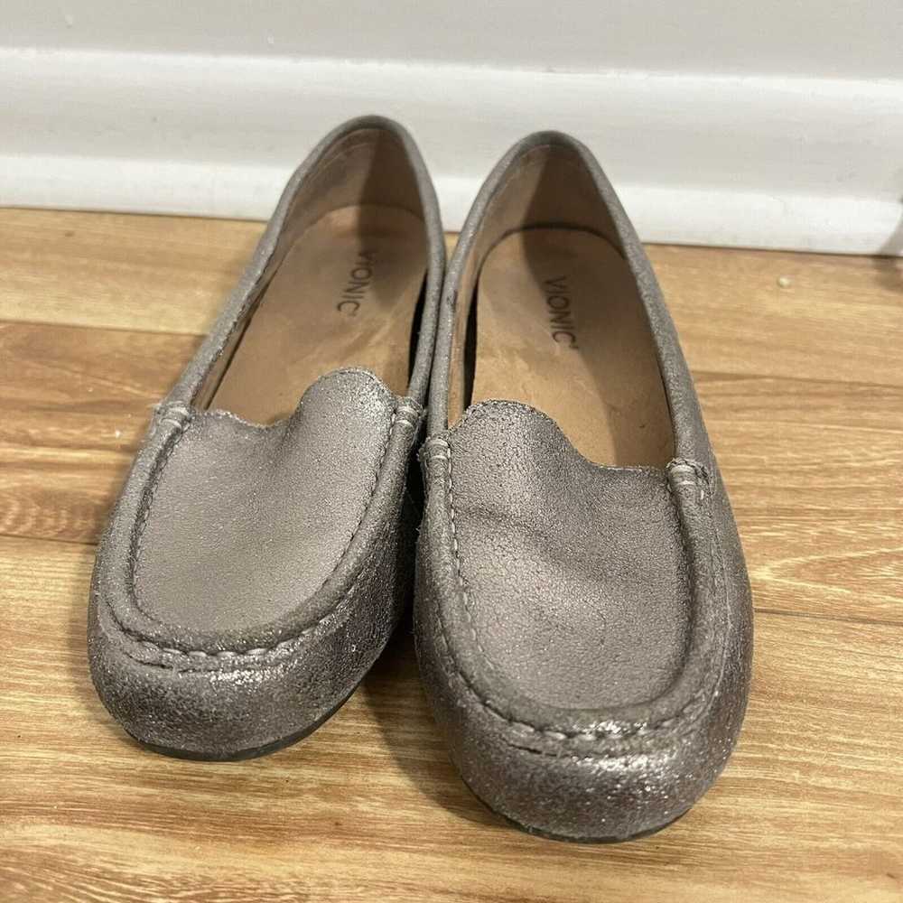 Vionic Debbie Slip On Loafer Shoe Size 9 Crackled… - image 3