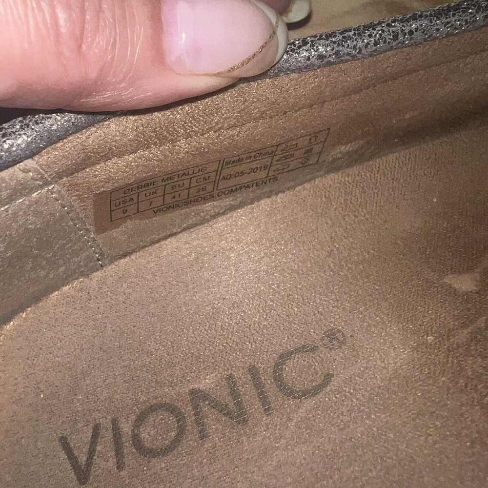 Vionic Debbie Slip On Loafer Shoe Size 9 Crackled… - image 6