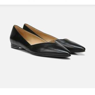 Naturalizer Havana Black Leather Flat 7M $120