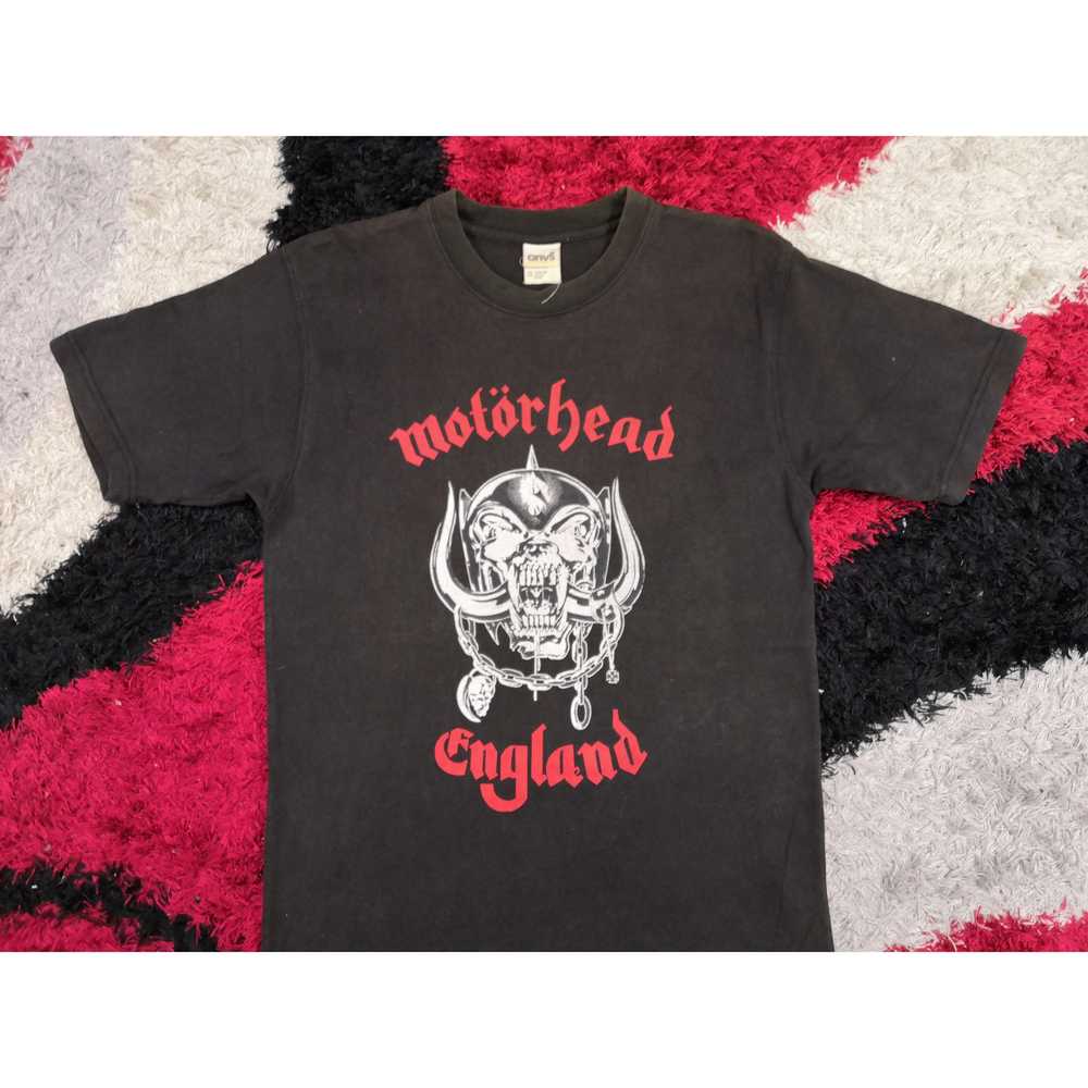 Band Tees × Vintage 90's Motorhead Tee England Ro… - image 2