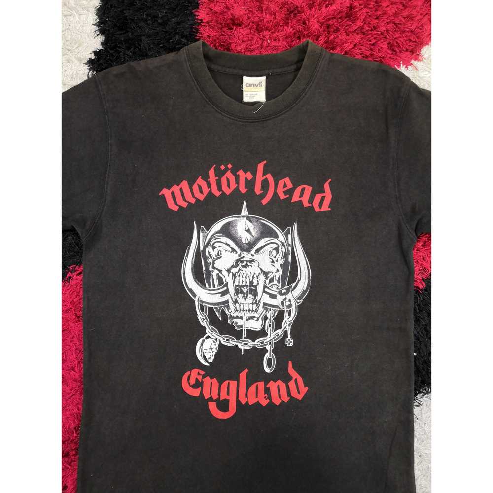 Band Tees × Vintage 90's Motorhead Tee England Ro… - image 3