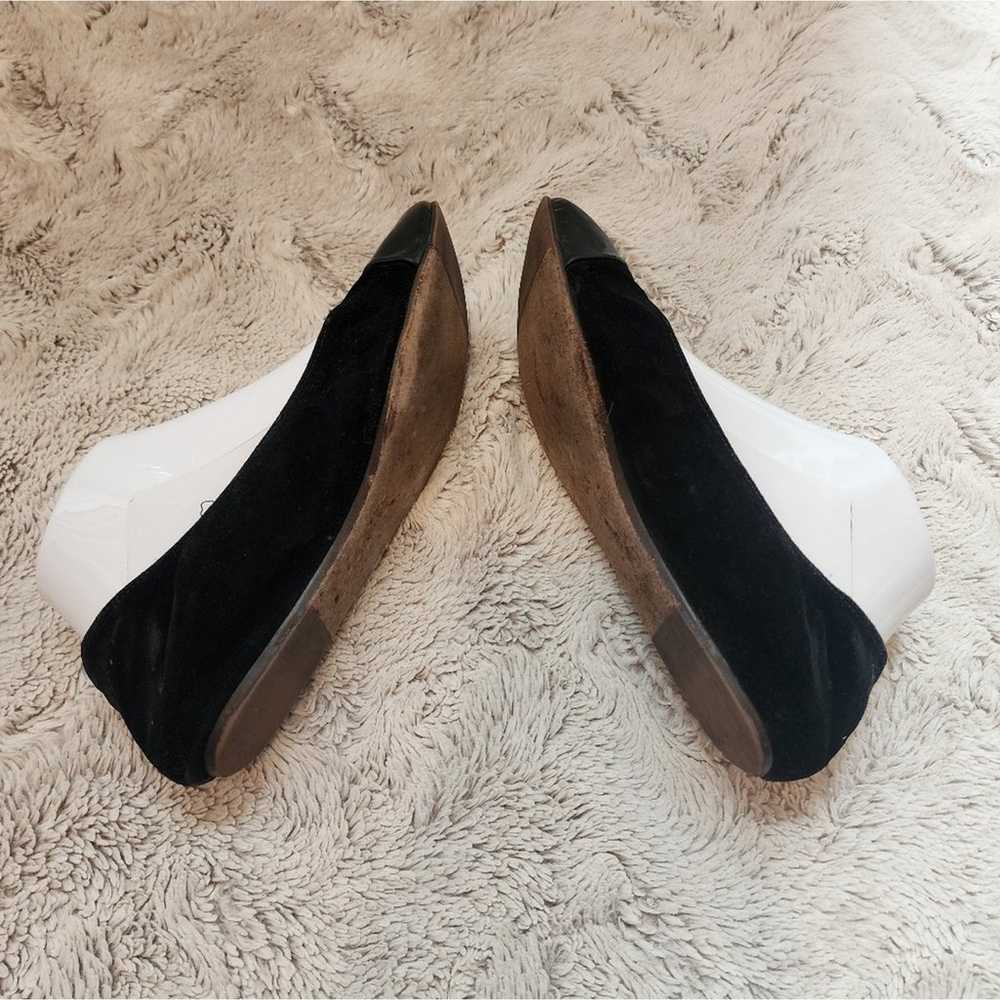 LANVIN PARIS BLACK PATENT LEATHER FLATS SIZE 6 - image 5