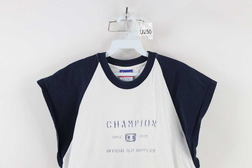 Champion × Vintage Vintage 90s Champion Stencil S… - image 2