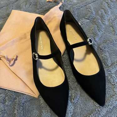 Stuart Weitzman 7.5 black flat shoes