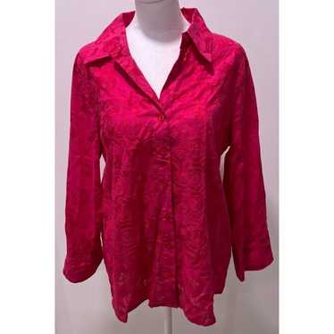 Vintage Westbound Pink Button Down Blouse