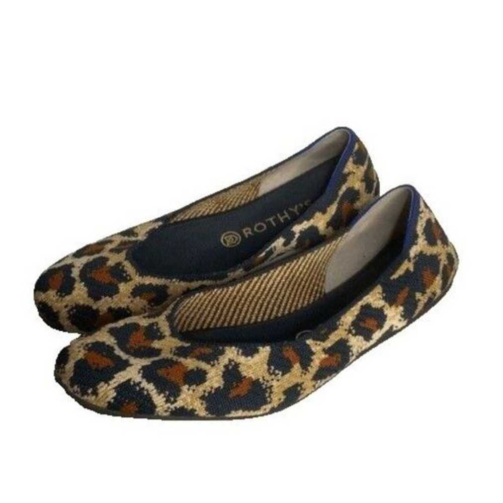 Rothy's Womens Brown Cat Animal Print Round Toe B… - image 1