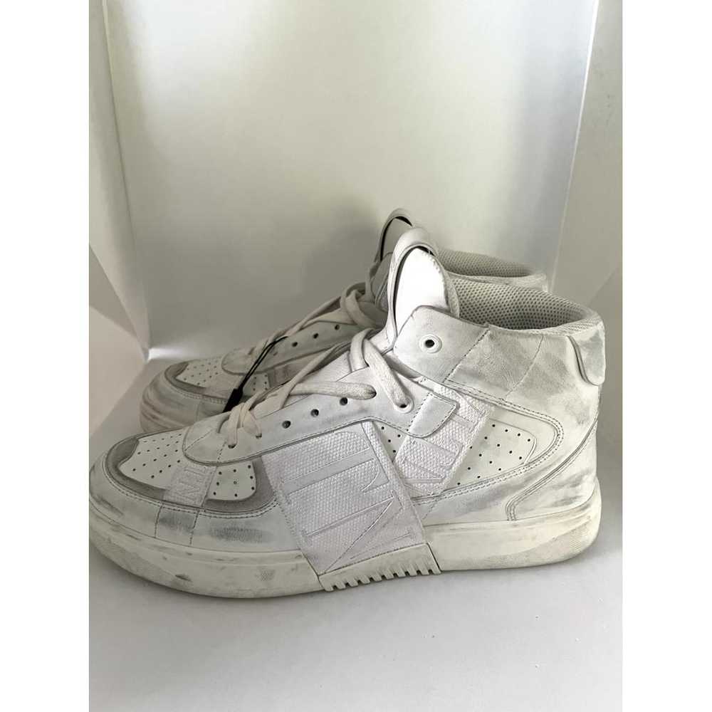 Valentino Garavani Vl7N leather high trainers - image 2