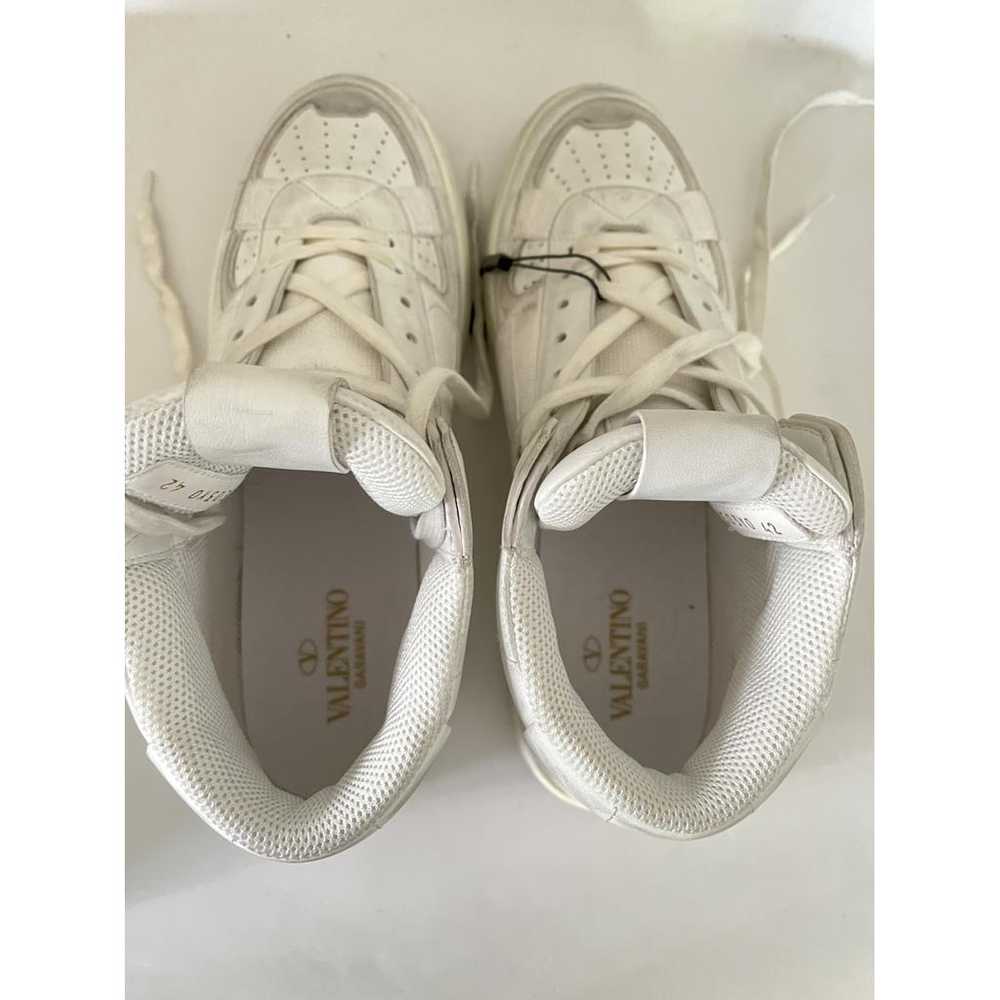 Valentino Garavani Vl7N leather high trainers - image 4