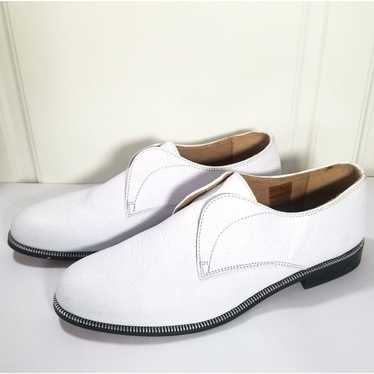 Hudson X Charlie May White Leather Shoes, Sz 40, … - image 1