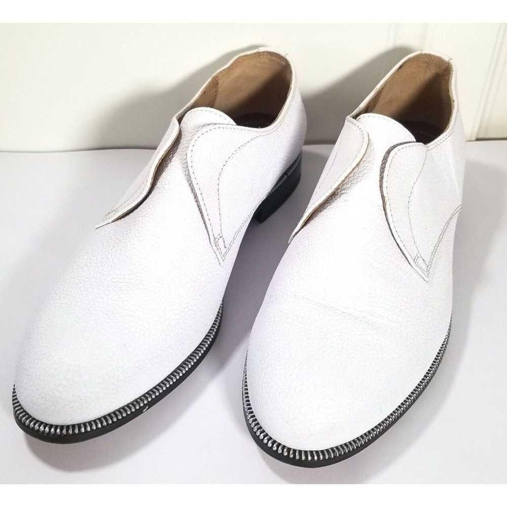 Hudson X Charlie May White Leather Shoes, Sz 40, … - image 4