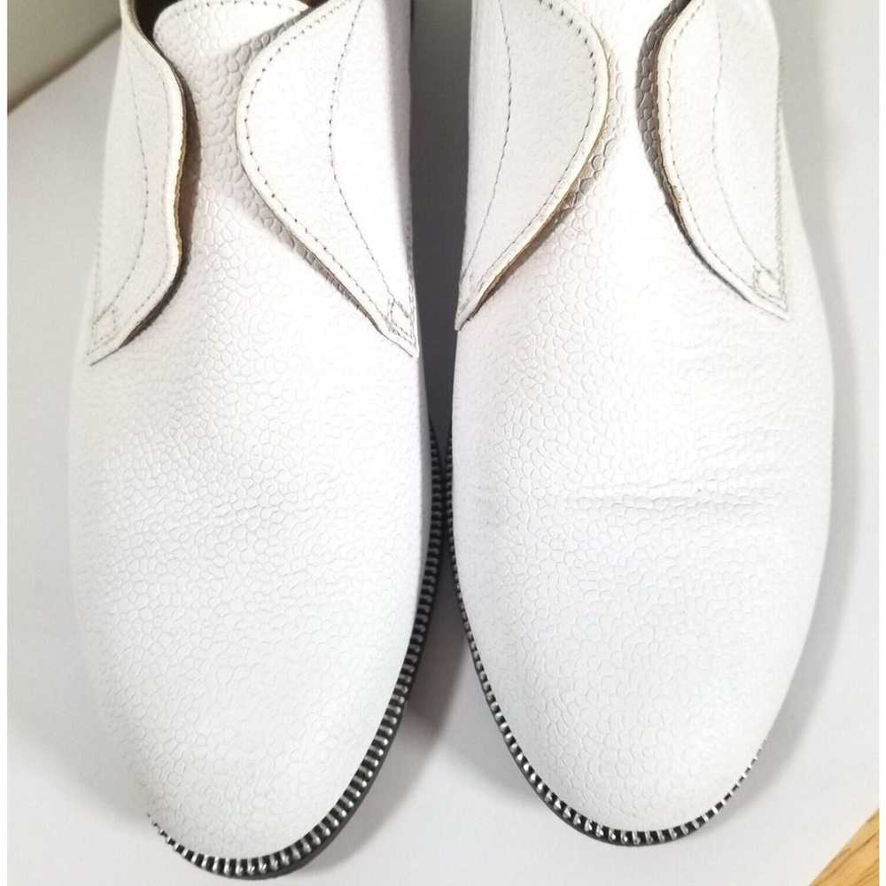 Hudson X Charlie May White Leather Shoes, Sz 40, … - image 9