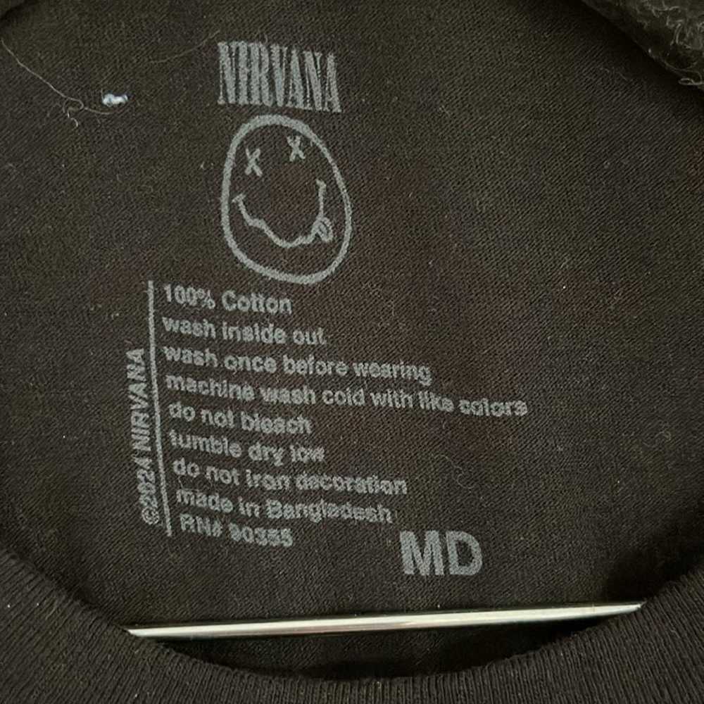 Upcycled Nirvana band Tshirt - image 4