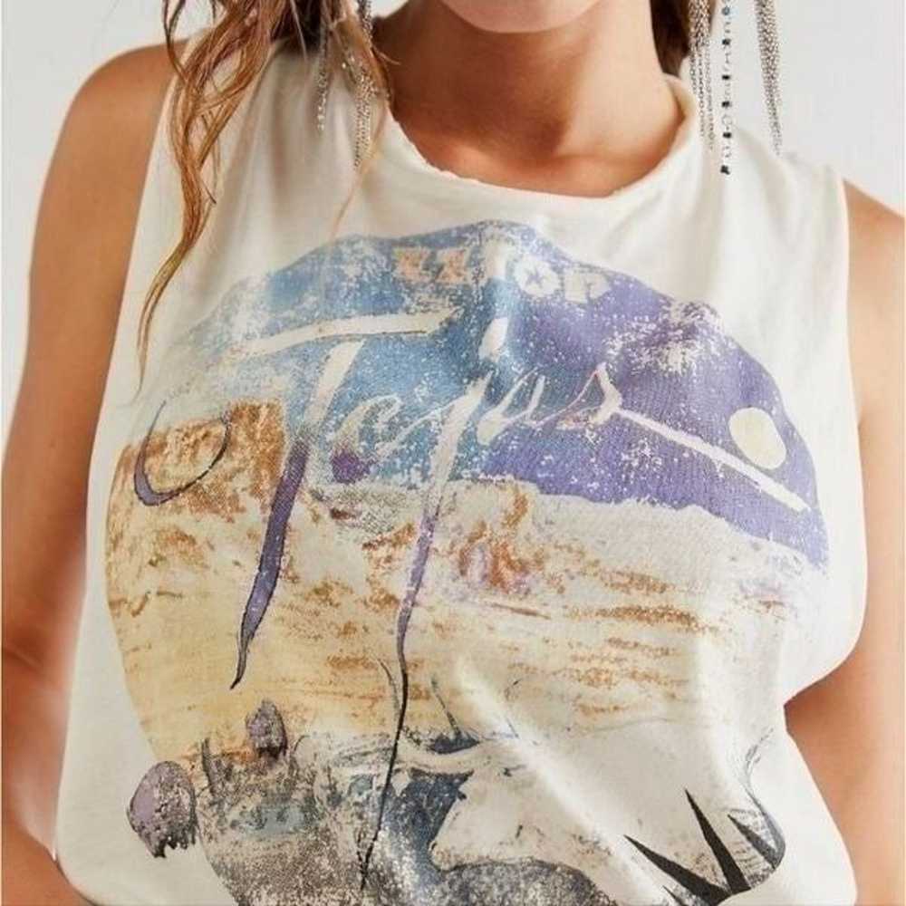 NWOT Free People Midnight Rider ZZ Top Tejas Tank… - image 2