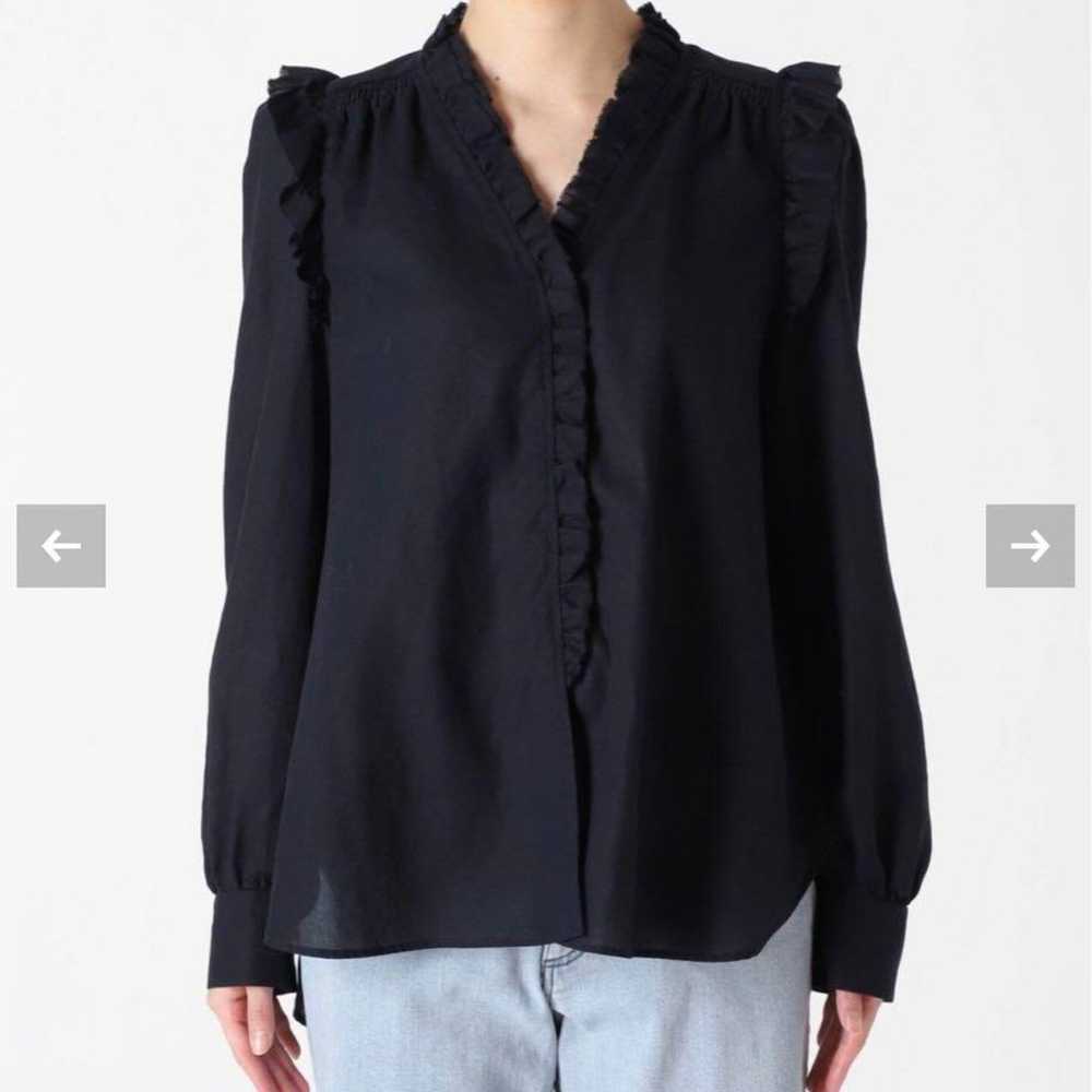 IENA Cotton Shrink Frill Blouse - image 8