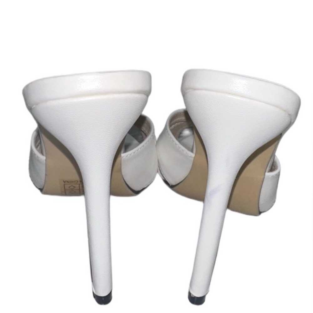 New White stilettos size 6 - image 5