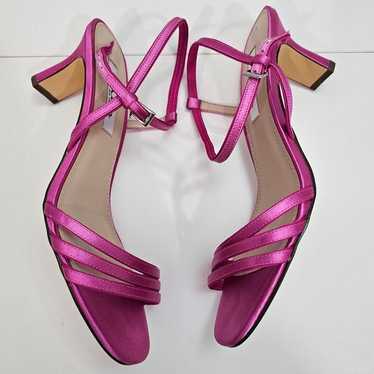 New* Nina Heels Strappy Hot Pink SIZE 9 Bridal - image 1