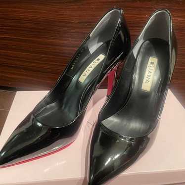 DIANA Black High Heels Pointed Toe