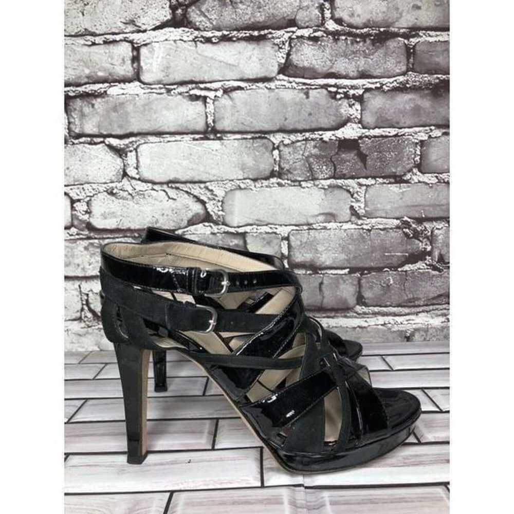 Hugo Boss Black Patent Leather Suede Gladiator St… - image 3