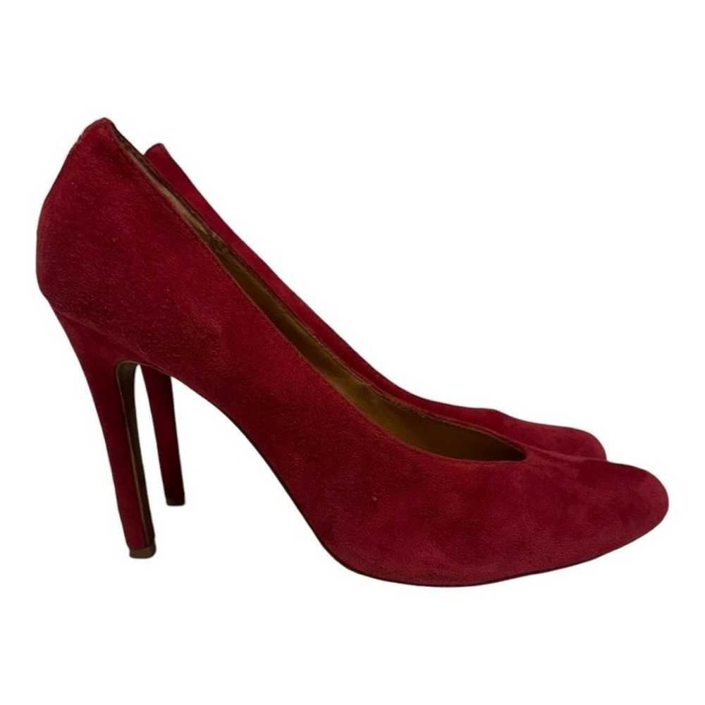 Coach Urban  Red Suede  Preppy Office Stiletto He… - image 2