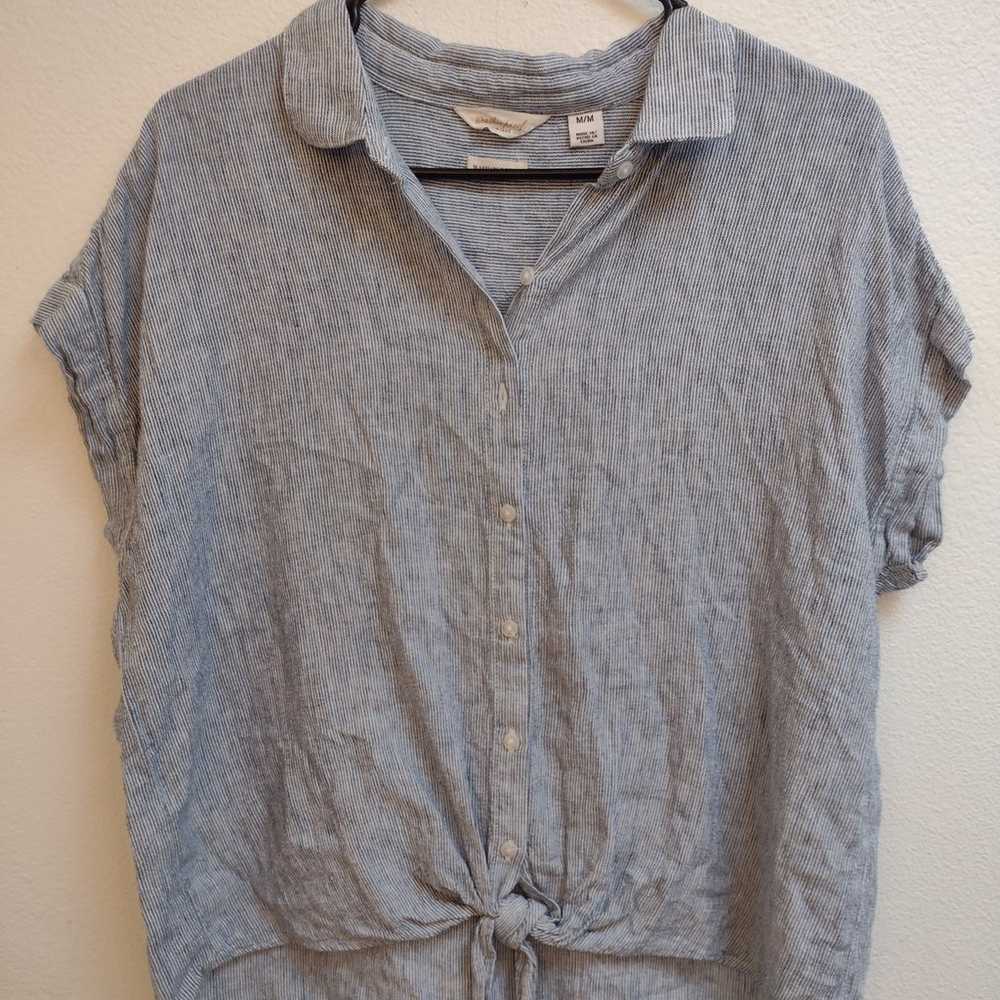 Weatherproof vintage linen top - image 1