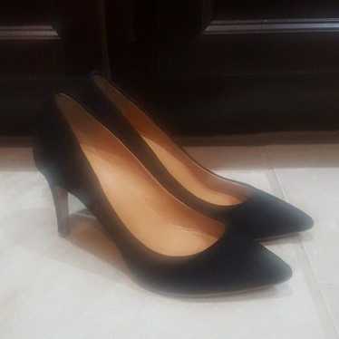 J. CREW FACTORY Black Suede Heels - Sz 7