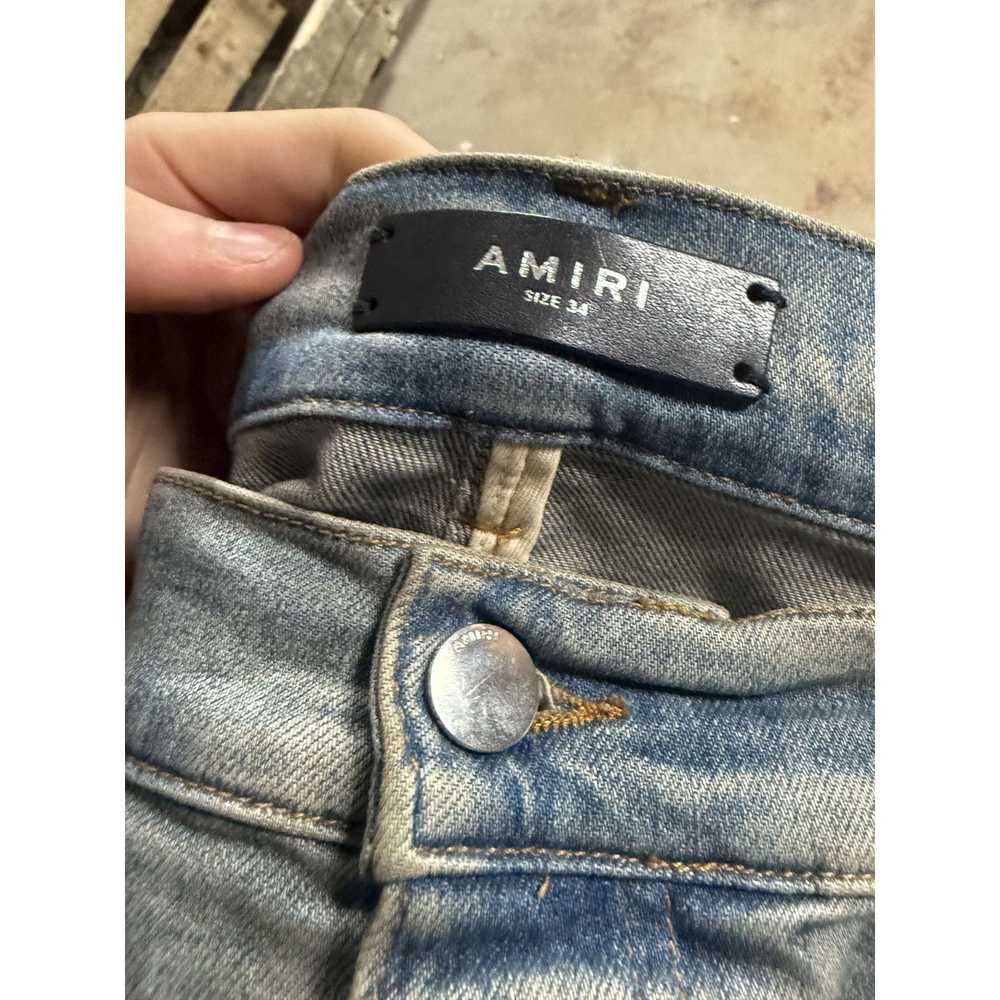 Amiri Amiri Jeans Light Wash Lumber Patchwork Use… - image 2