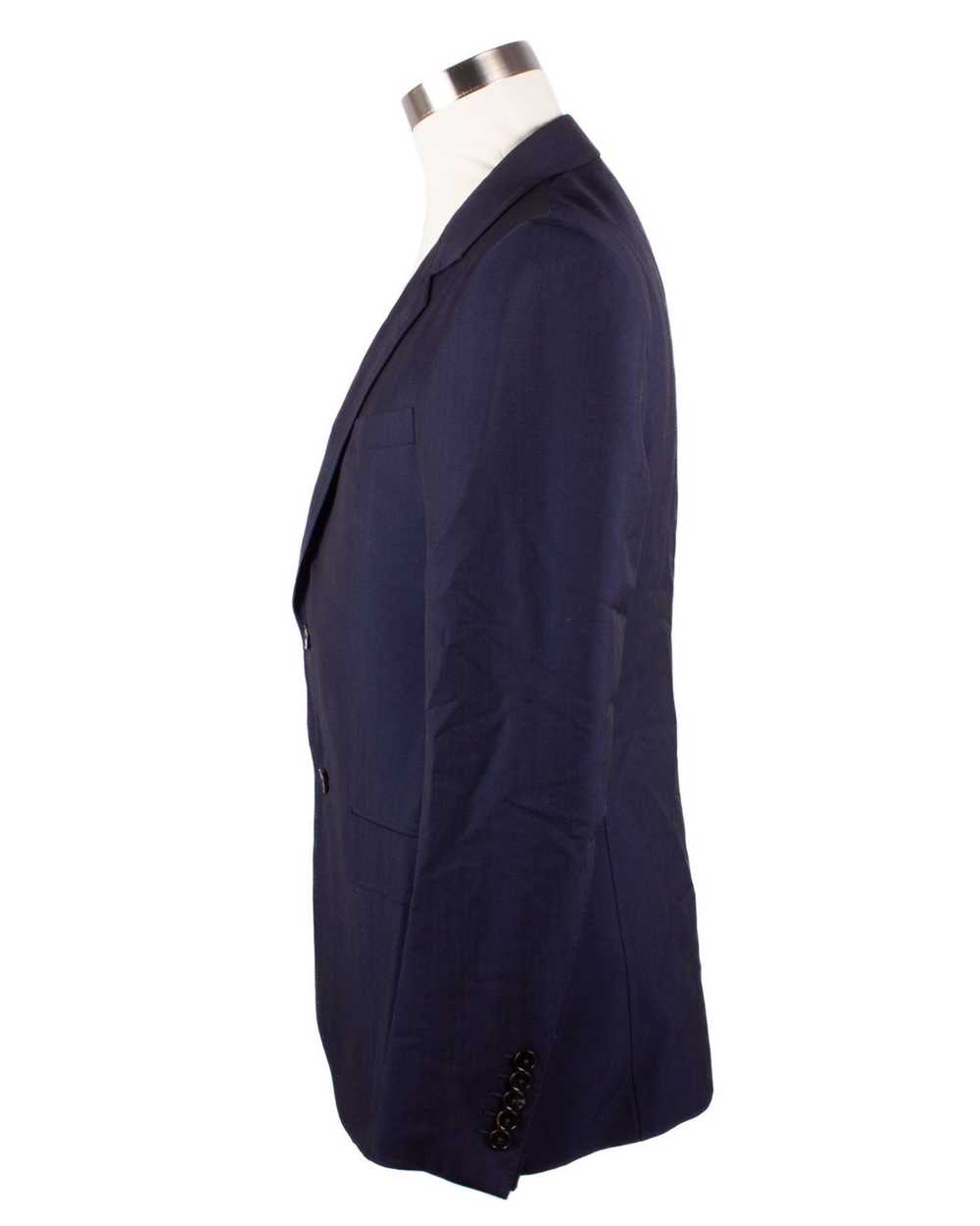 Gucci GUCCI DARK NAVY WOOL BLAZER JACKET - image 3