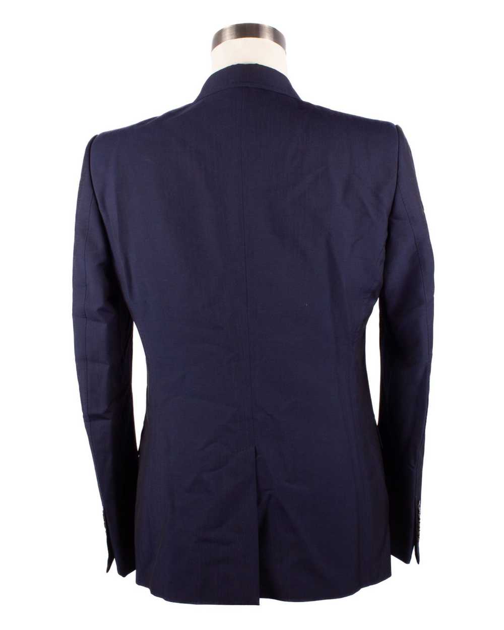 Gucci GUCCI DARK NAVY WOOL BLAZER JACKET - image 4